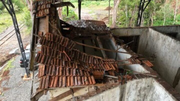 Estação Ferroviária Uruguai, em Piratuba