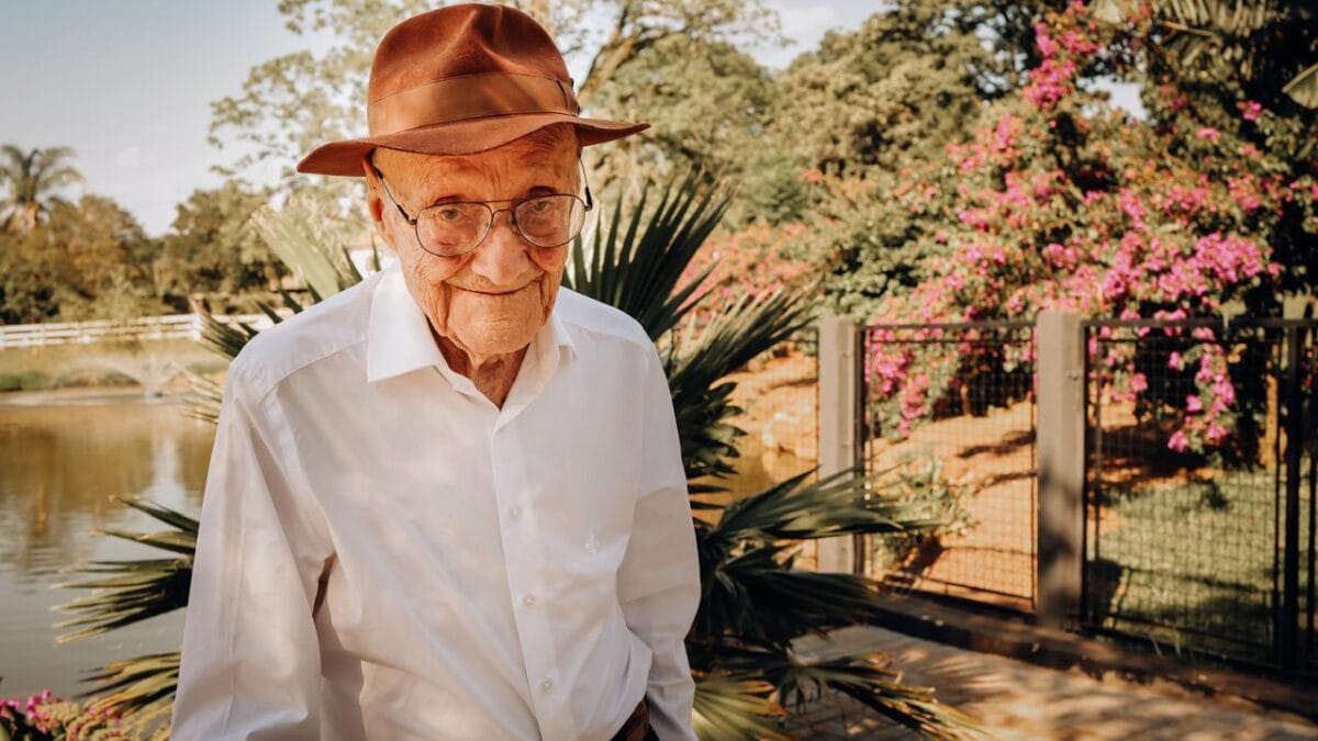 Idoso 100 anos em Bom Jesus