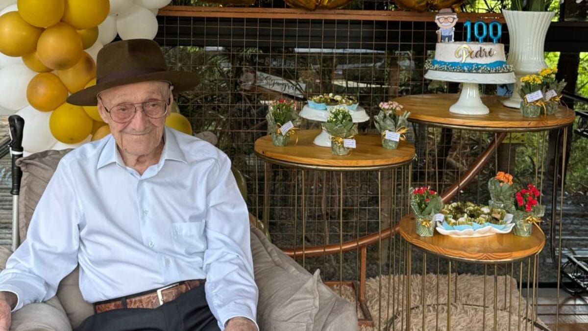 Idoso 100 anos em Bom Jesus