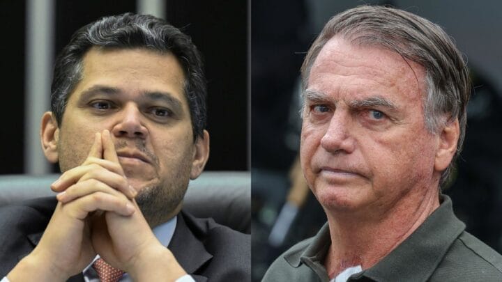 Alcolumbre e Bolsonaro