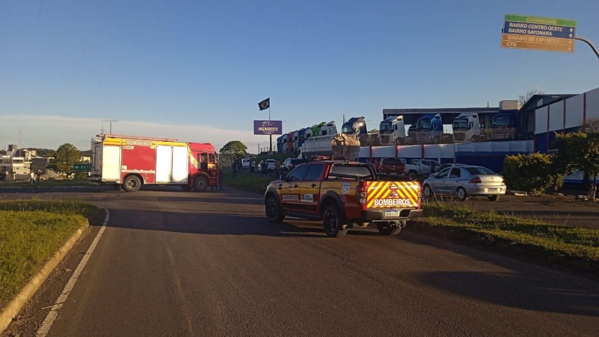 Atropelamento na BR-282 em Catanduvas