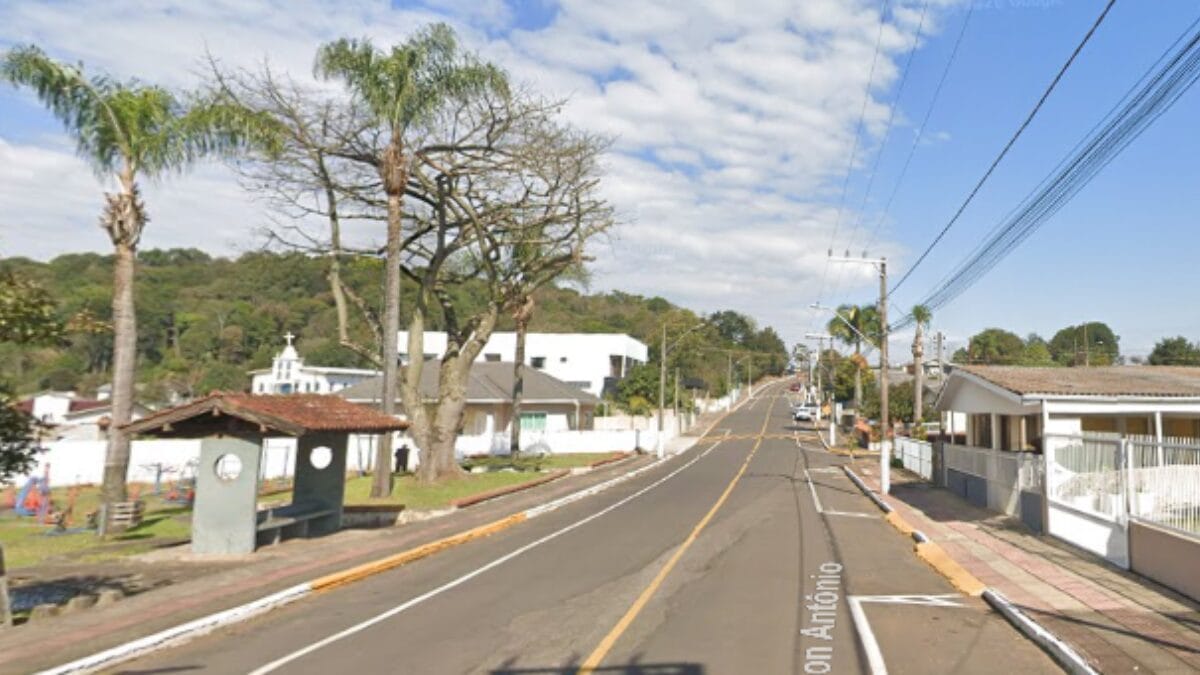 Bairro Clara Adélia em Joaçaba, onde o corpo foi encontrado (Foto: Google Maps, Reprodução)