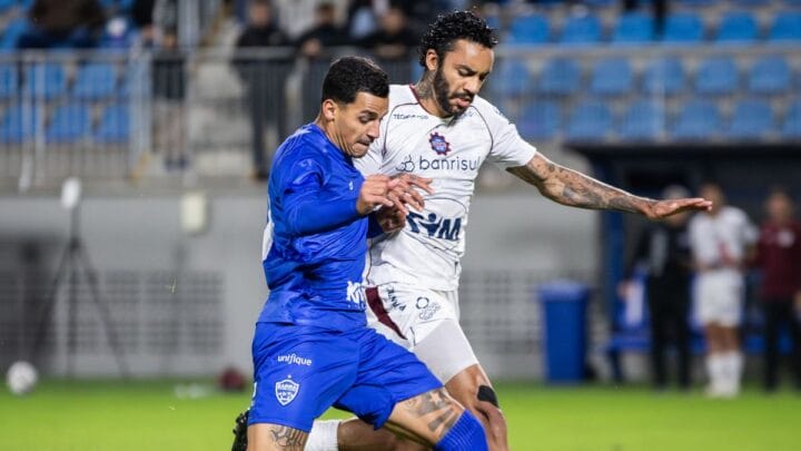 Partida ocorreu em Itajaí (Foto: Thiago Vasconcelos, Barra FC)