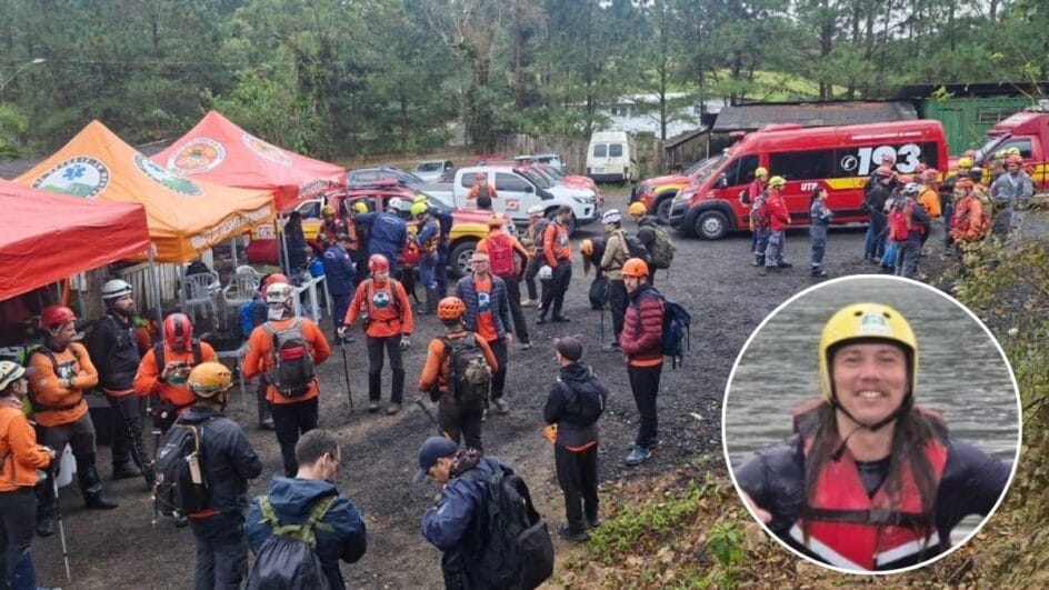 Buscas por jovem desaparecido no Morro Pelado em SC