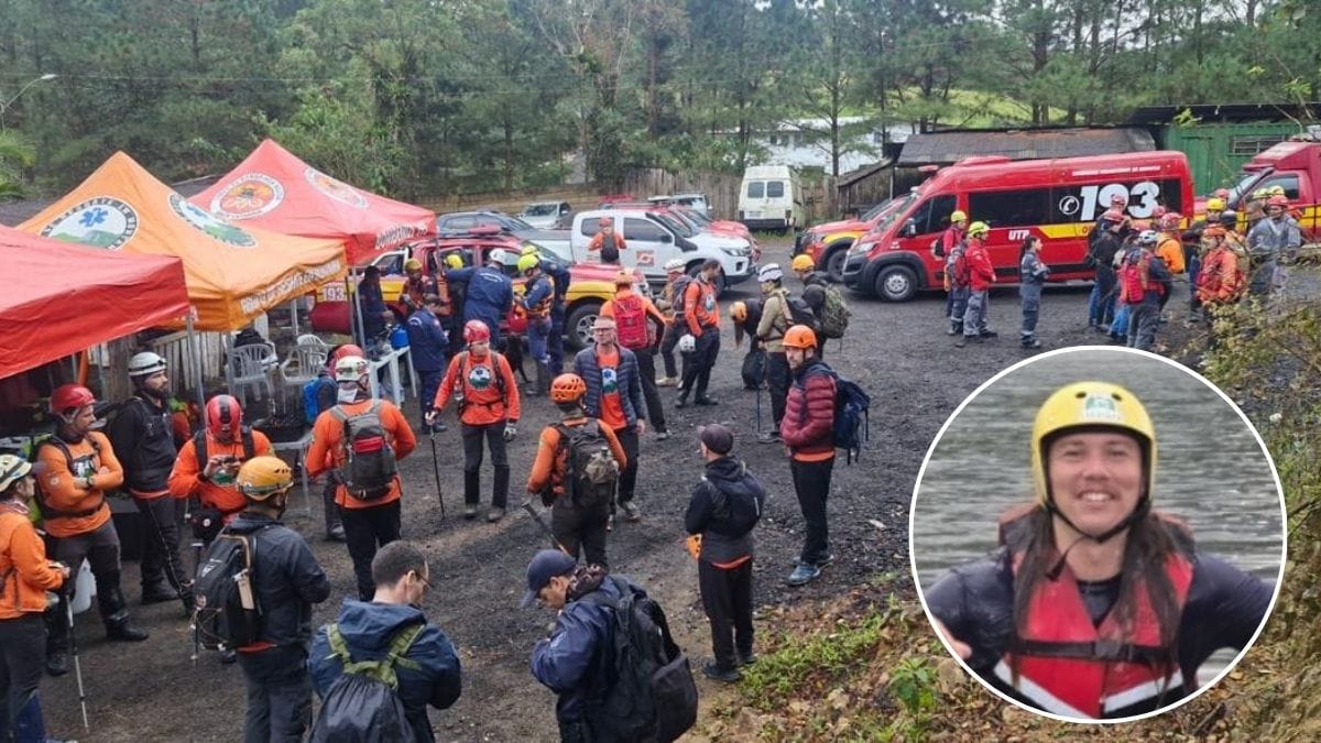 Buscas por jovem desaparecido no Morro Pelado em SC