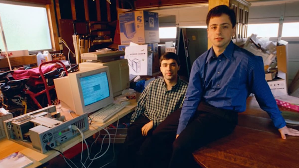 Juntos h&aacute; mais de 20 anos, Page e Brin formam uma amizade bilion&aacute;ria (Reprodu&ccedil;&atilde;o: YouTube)