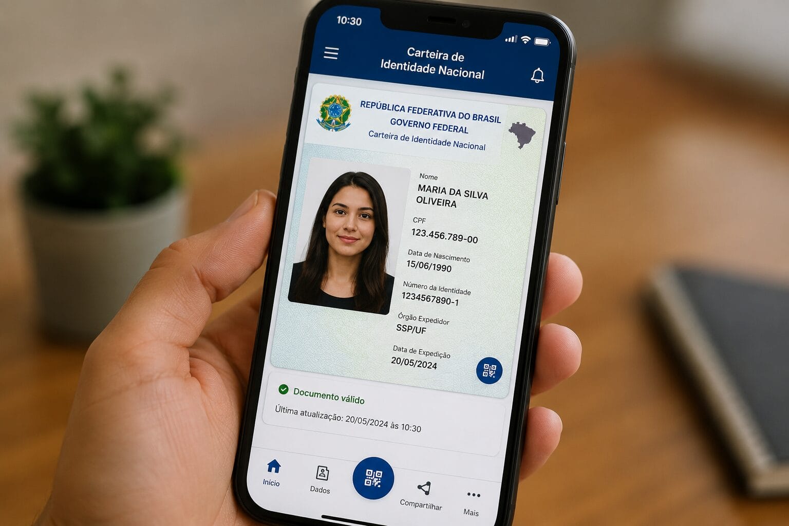 Moderniza&ccedil;&atilde;o da identidade civil faz parte da digitaliza&ccedil;&atilde;o dos servi&ccedil;os p&uacute;blicos no Brasil (Imagem: ChatGPT)