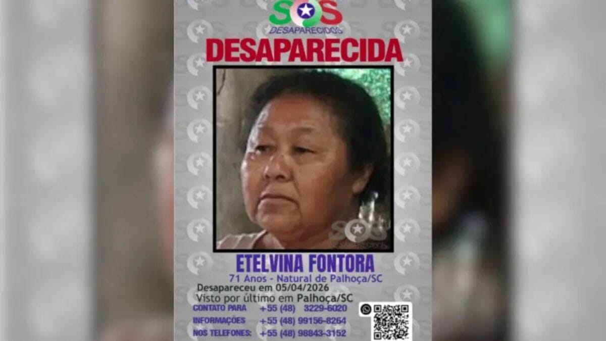 Com medo, diz filha de líder indígena de 71 anos desaparecida há 1 mês em SC
