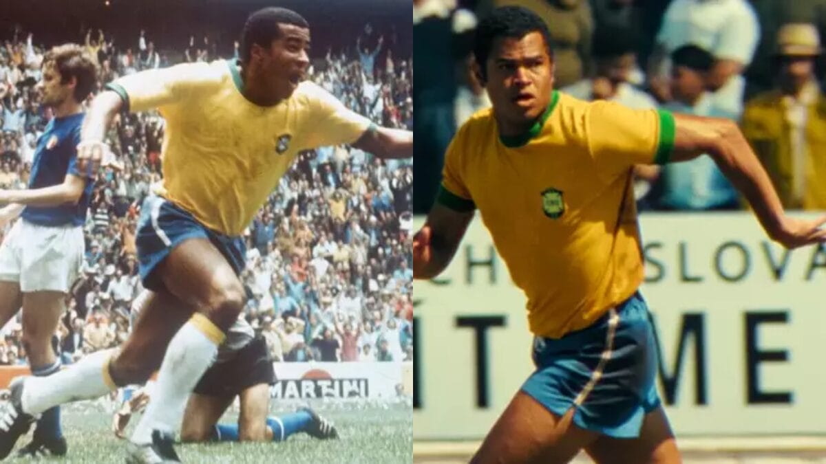 Compare Elenco S&eacute;rie Tri Brasil 70 Copa do Mundo Jairzinho (ponta direita) - Gui Ferraz