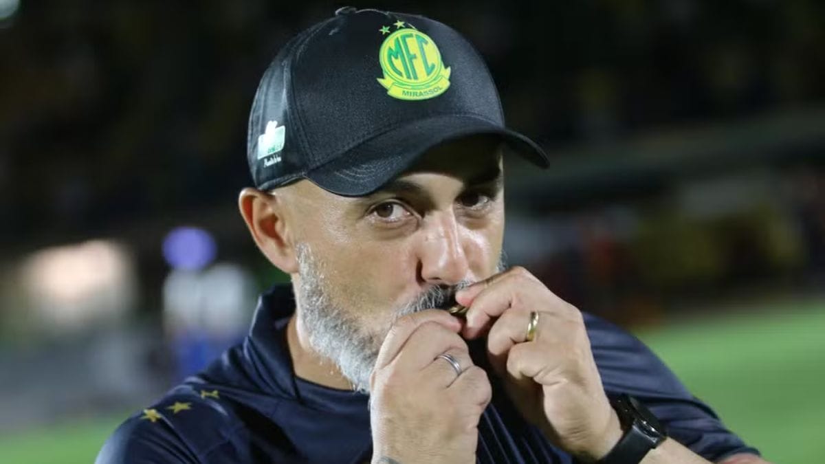 Rafael Guanes é o treinador do Mirassol (Foto: Marcos Freitas, Agência Mirassol)