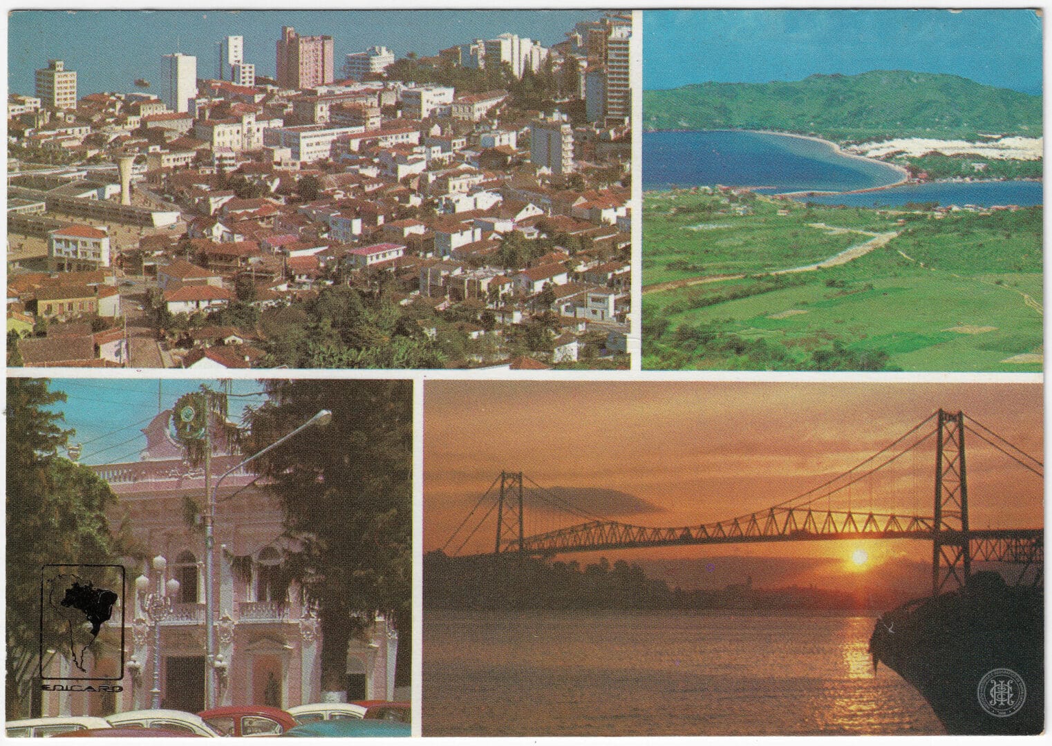 Diferentes marcos e paisagens de Florian&oacute;polis