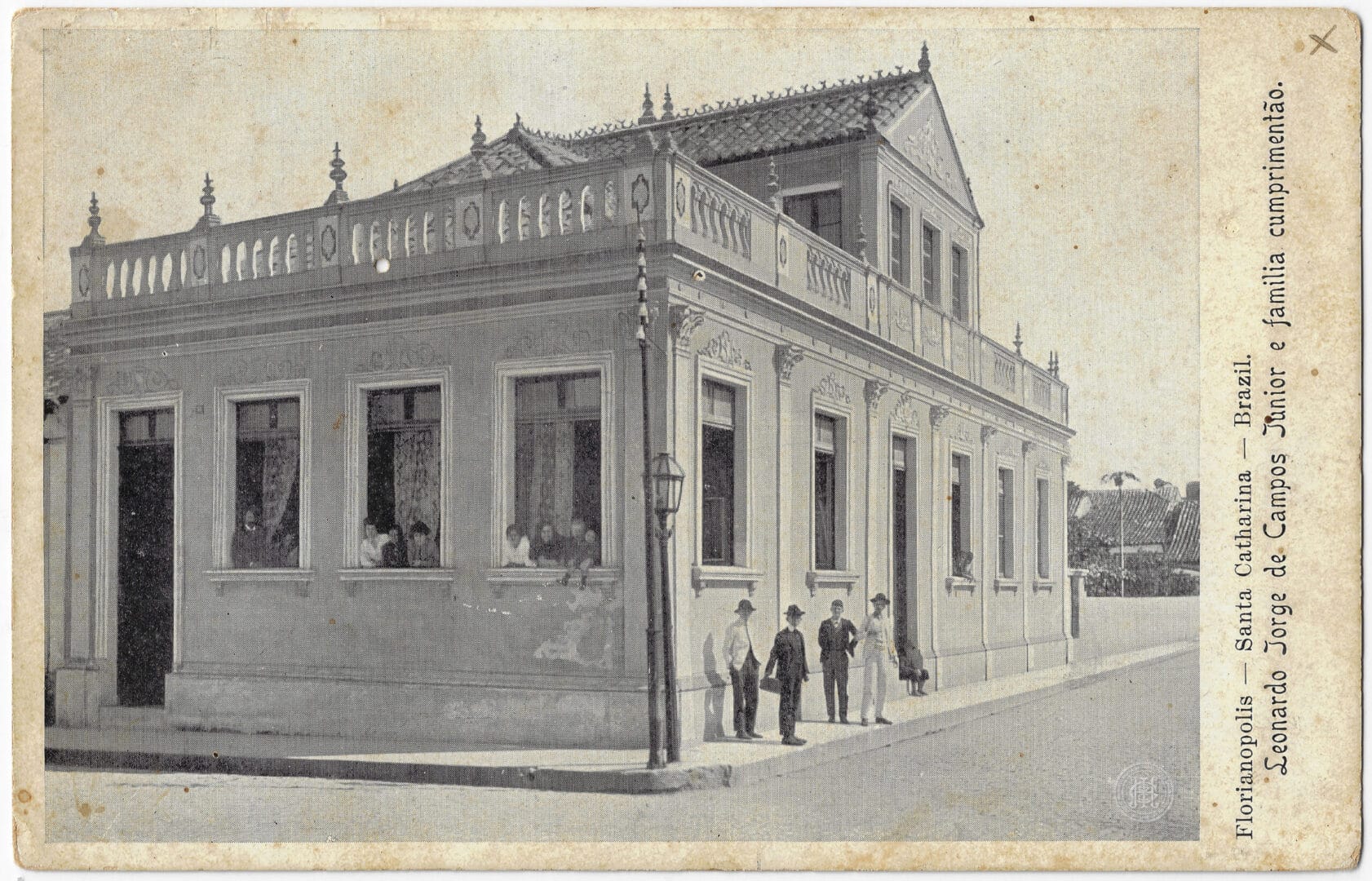 Cart&atilde;o postal de Florian&oacute;polis mostra como era a cidade h&aacute; mais de 100 anos