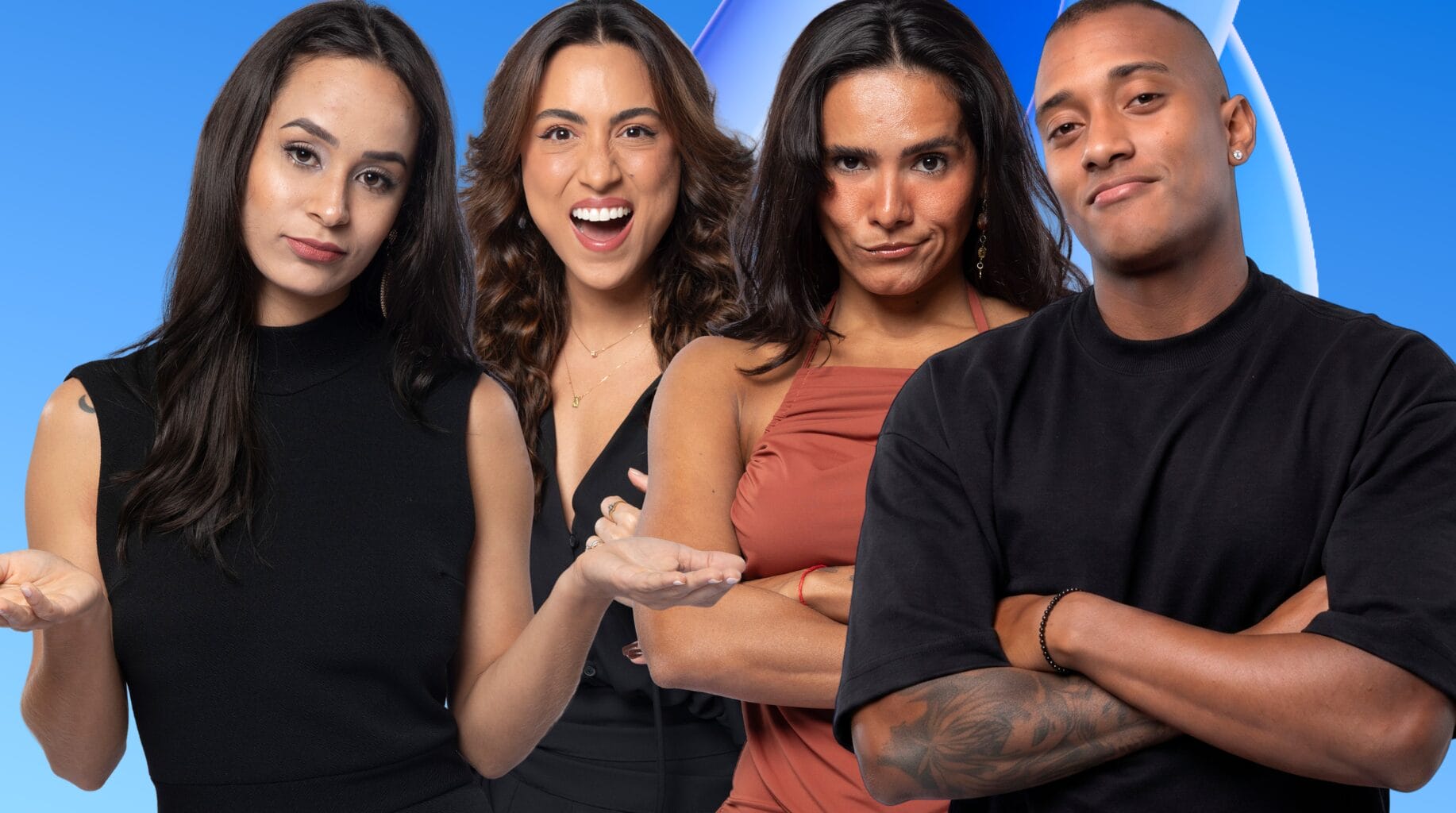 Enquete Casa do Patrão quem fica entre João Pedro, Luiza, Morena e Nikita