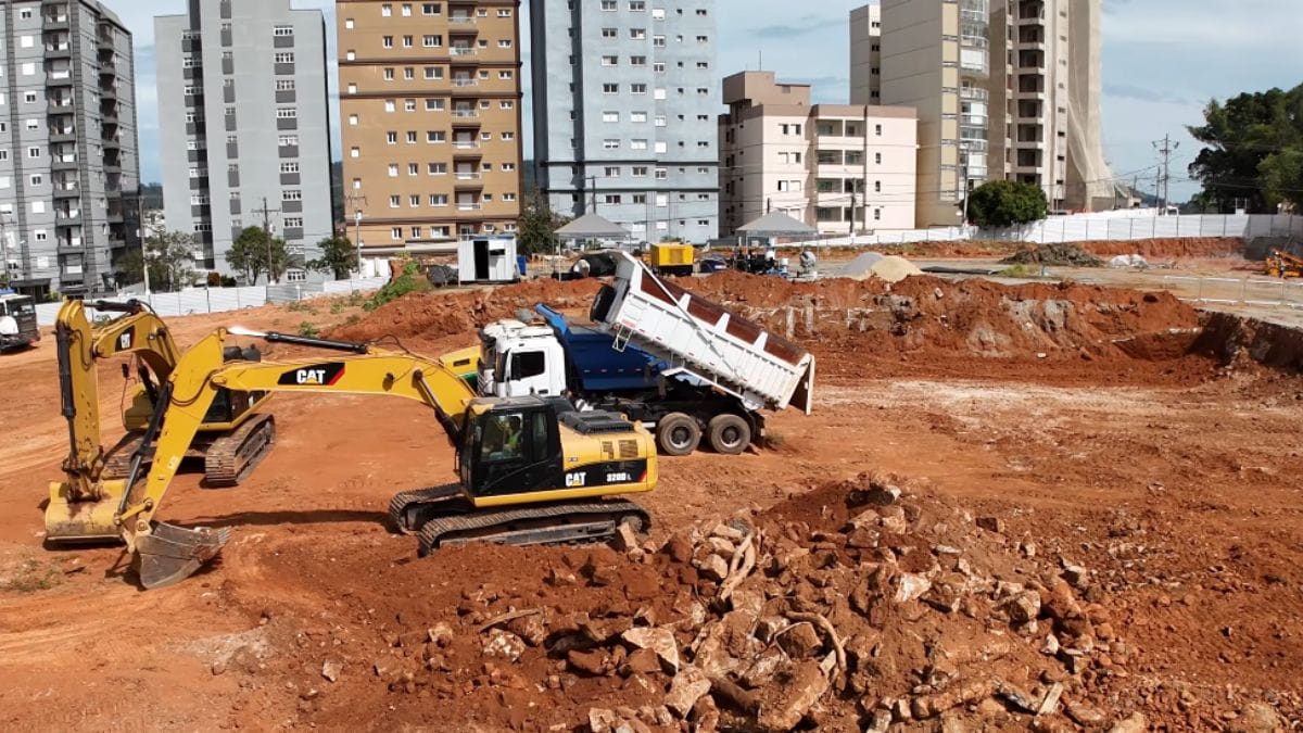 Após a demolição da antiga casa, o Massa Bruta inicia um novo capítulo em Bragança Paulista (Foto: BP Drones, Reprodução)