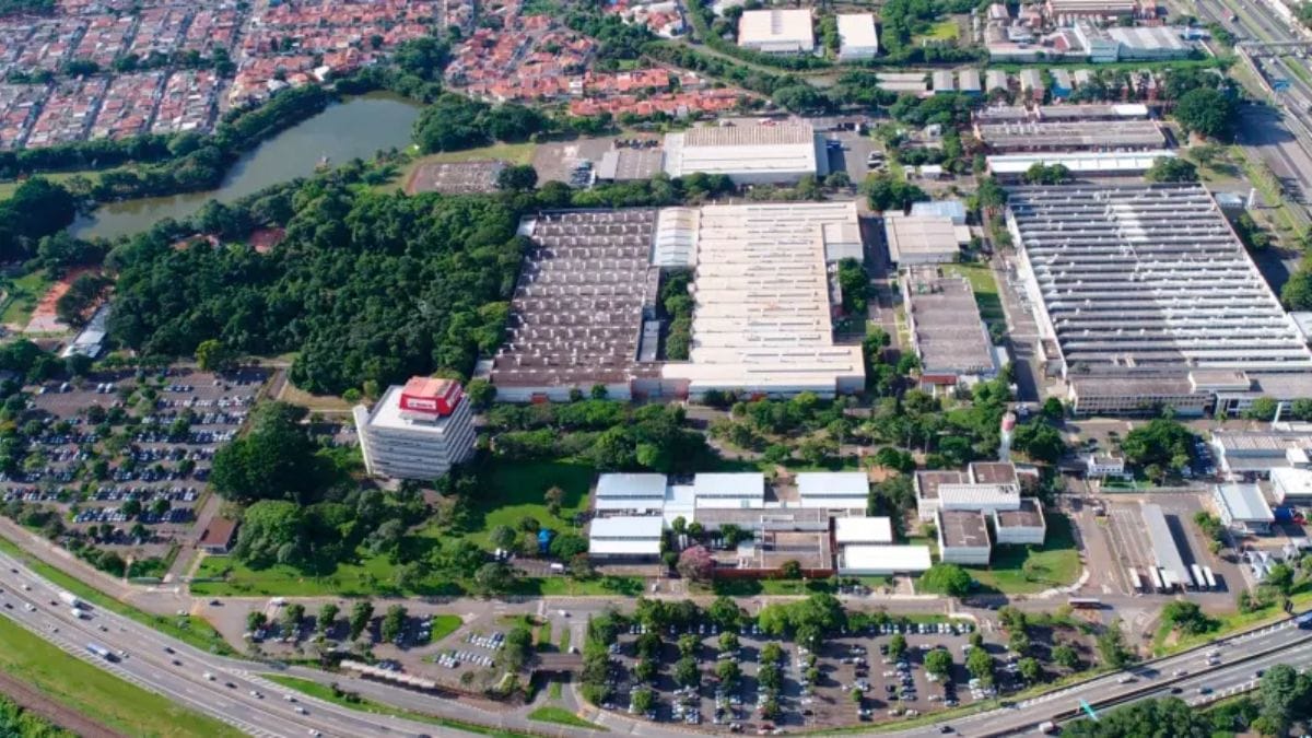 F&aacute;brica da Bosch em Campinas