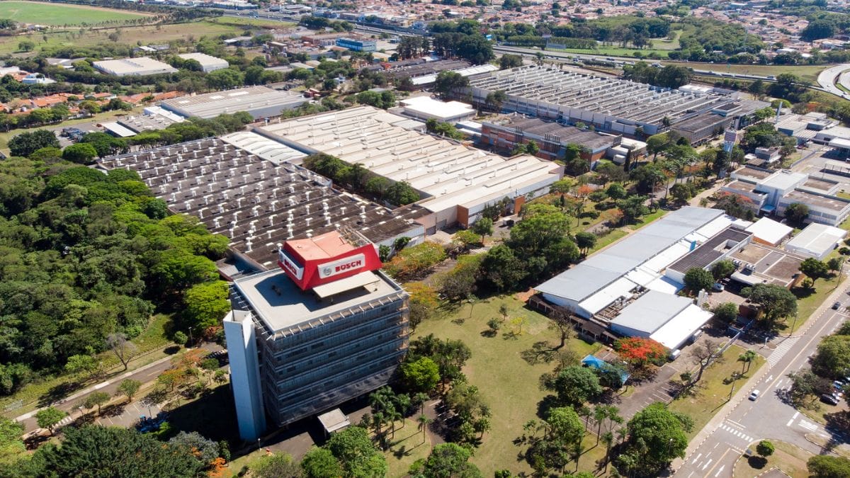 F&aacute;brica da Bosch em Campinas