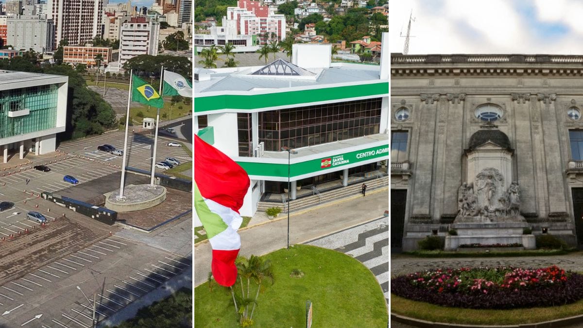 Sedes dos governos do Paraná, Santa Catarina e Rio Grande do Sul