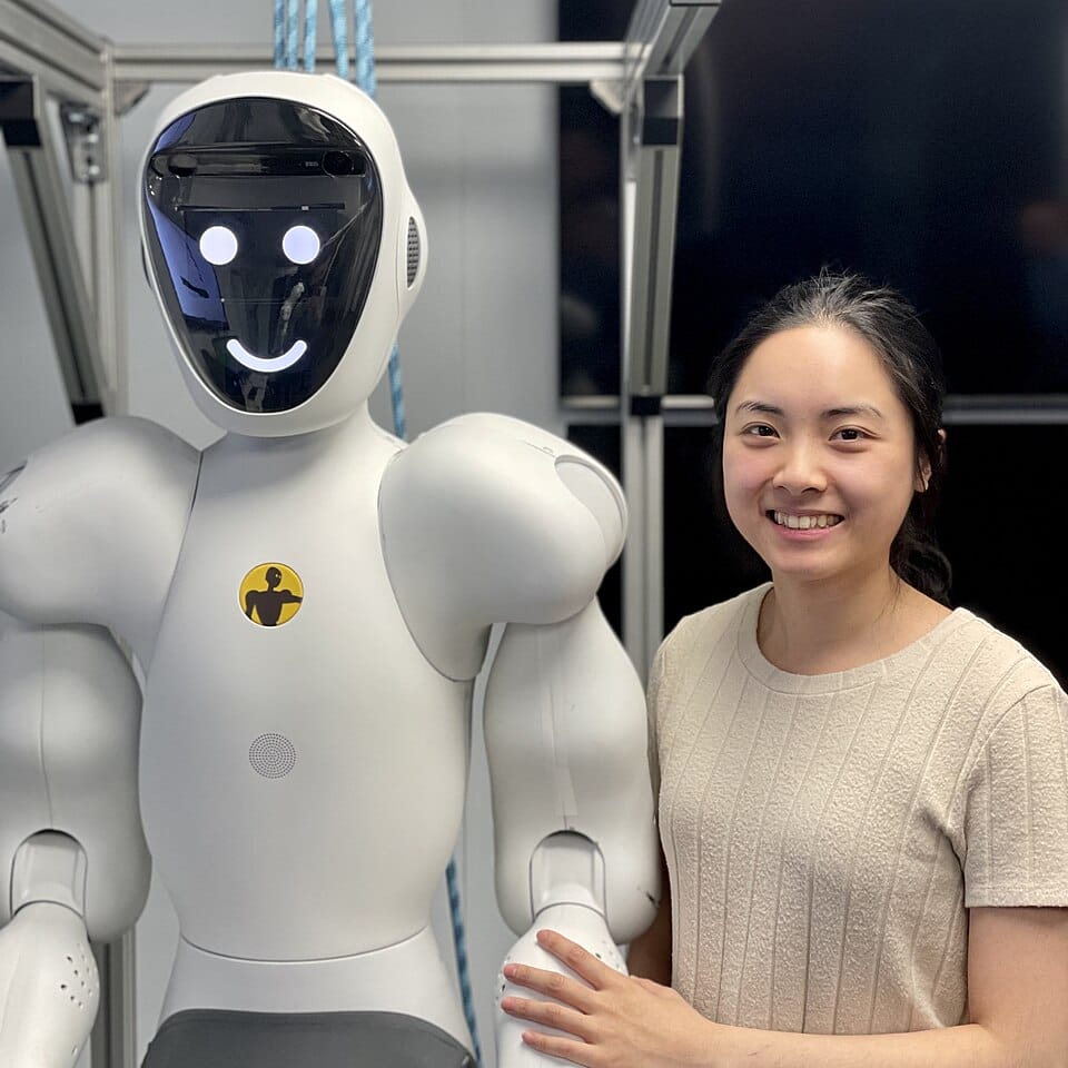Rob&ocirc; humanoide em teste em &aacute;rea de fronteira na China (Imagem: Wikimedia Commons)
