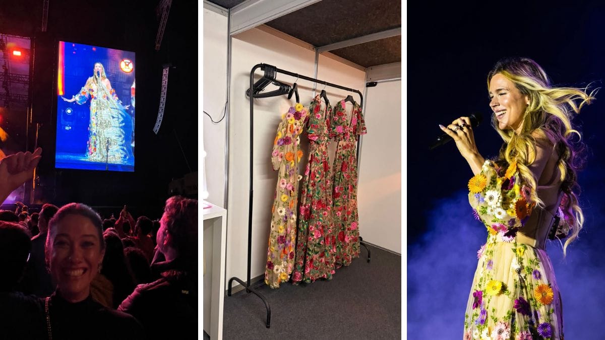Joss Stone encanta com vestido de estilista catarinense durante show; FOTOS
