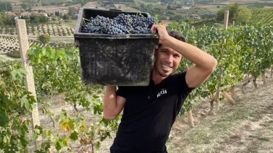 Hernanes atua na produção de vinhos na Itália (Foto: Arquivo Pessoal)