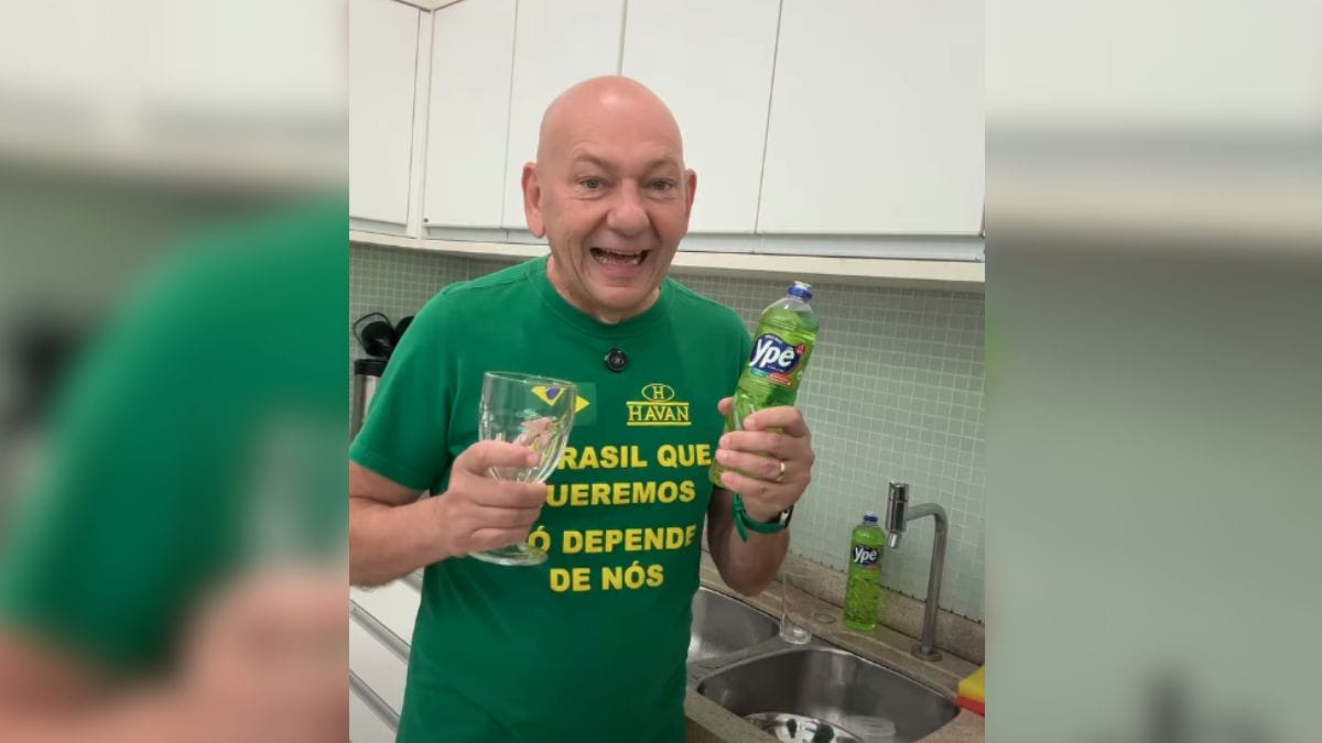 Empresário Luciano Hang, das lojas Havan, em vídeo em defesa da marca Ypê