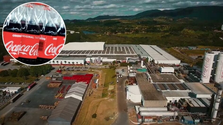 Maior fábrica da Coca-Cola do mundo funciona 24 horas e fica no interior do Brasil