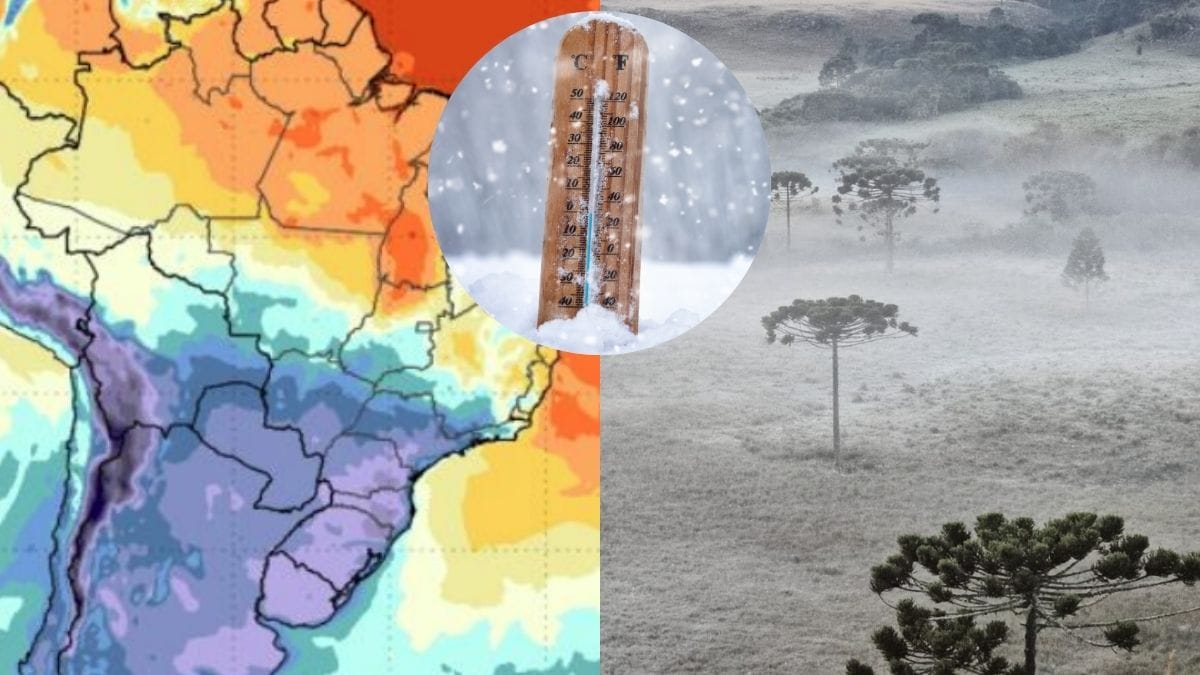 Frio vai afetar o tempo no Brasil