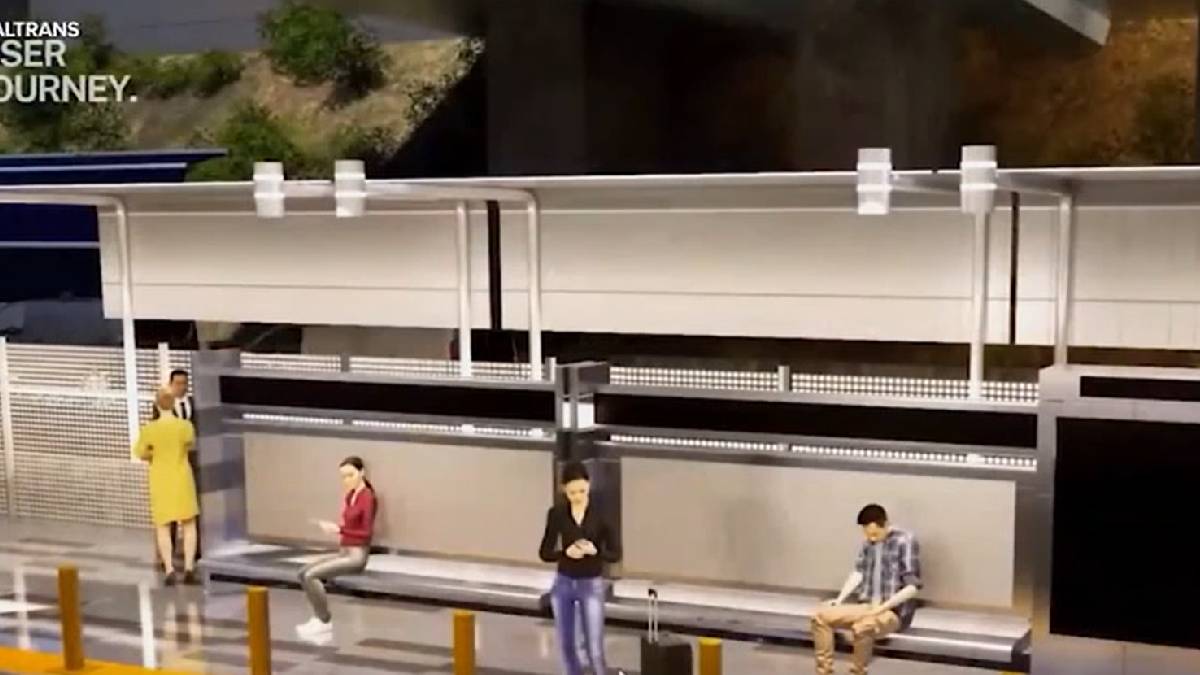 Conforto e agilidade: o novo sistema de transporte da Califórnia planeja transformar a experiência do passageiro no dia a dia (Reprodução: Caltrans / Divulgação)
