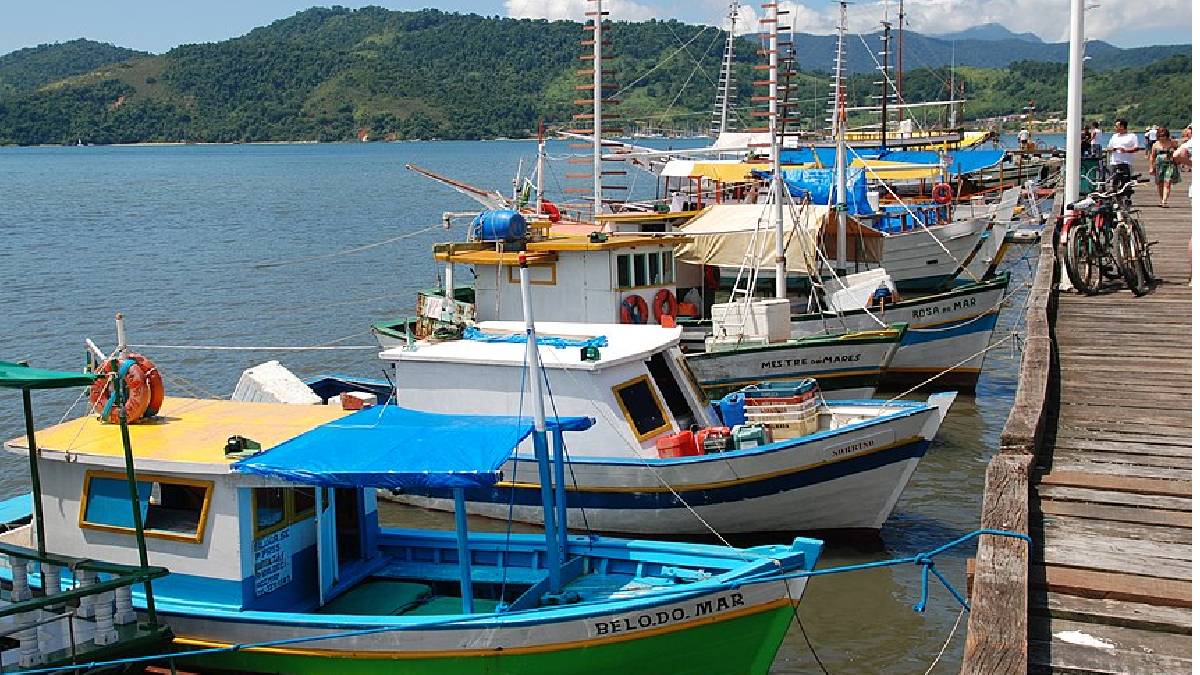 Tradição no cais: a frota pesqueira reflete o legado caiçara e a economia pulsante do litoral sul-fluminense (Imagem: Magnific)
