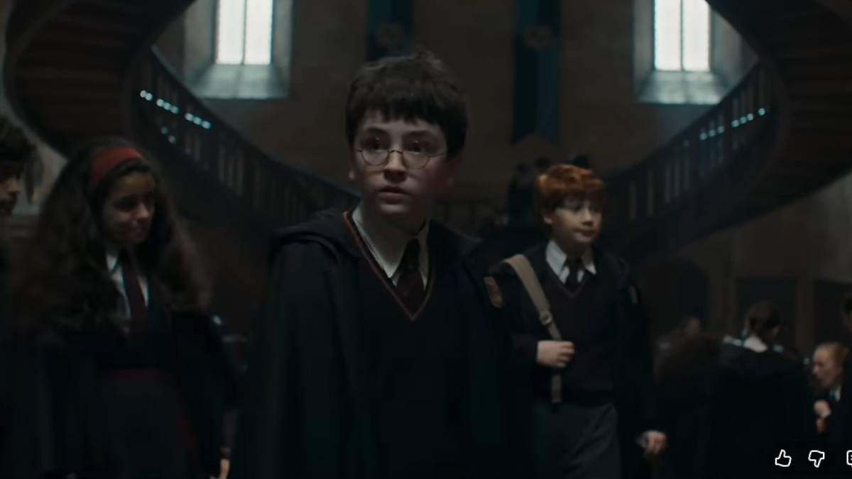 Harry, Ron e Hermione est&atilde;o de volta na nova s&eacute;rie da HBO que tem estr&eacute;ia no Natal de 2026 (Imagem: YouTube)