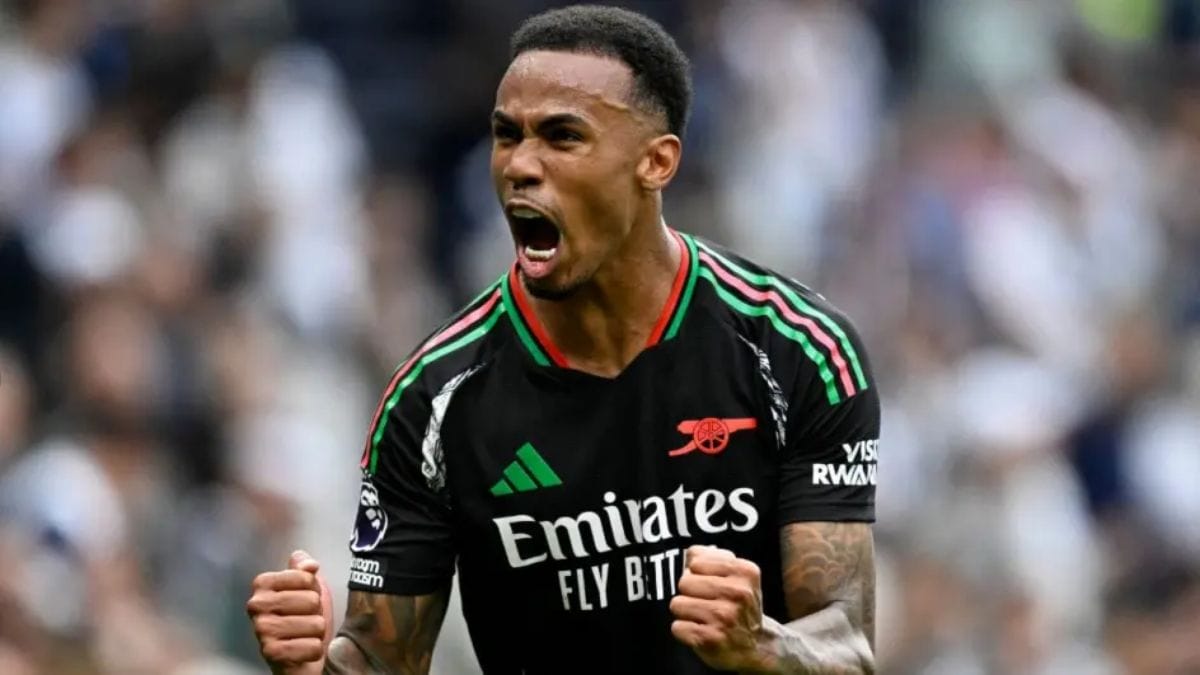 Gabriel Magalhães em ação pelo Arsenal (Foto: REUTERS, Tony O Brien)