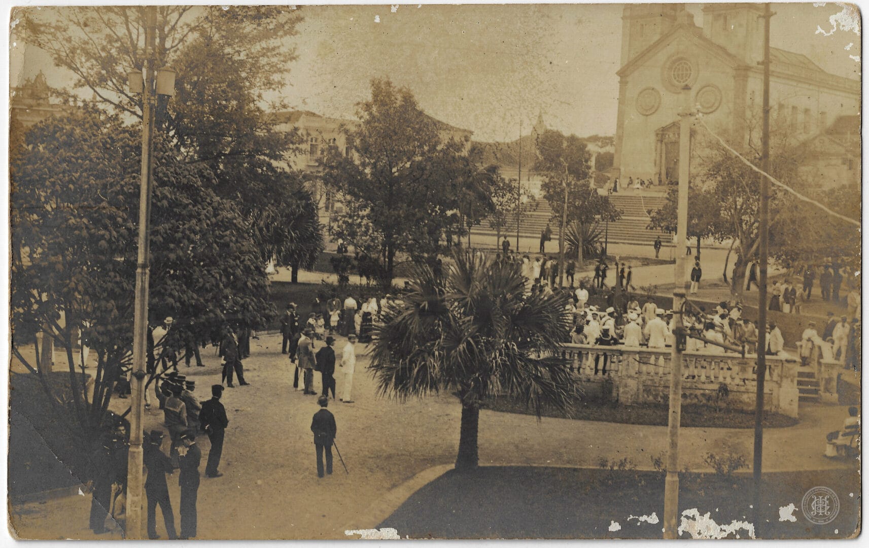 Cart&atilde;o postal de Florian&oacute;polis mostra como era a cidade h&aacute; mais de 100 anos