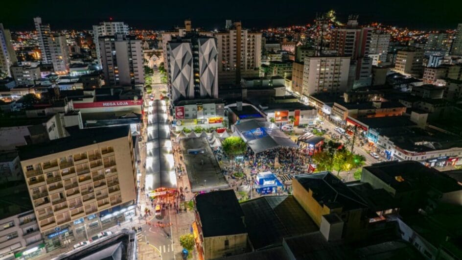 Vista aérea do Recanto do Pinhão