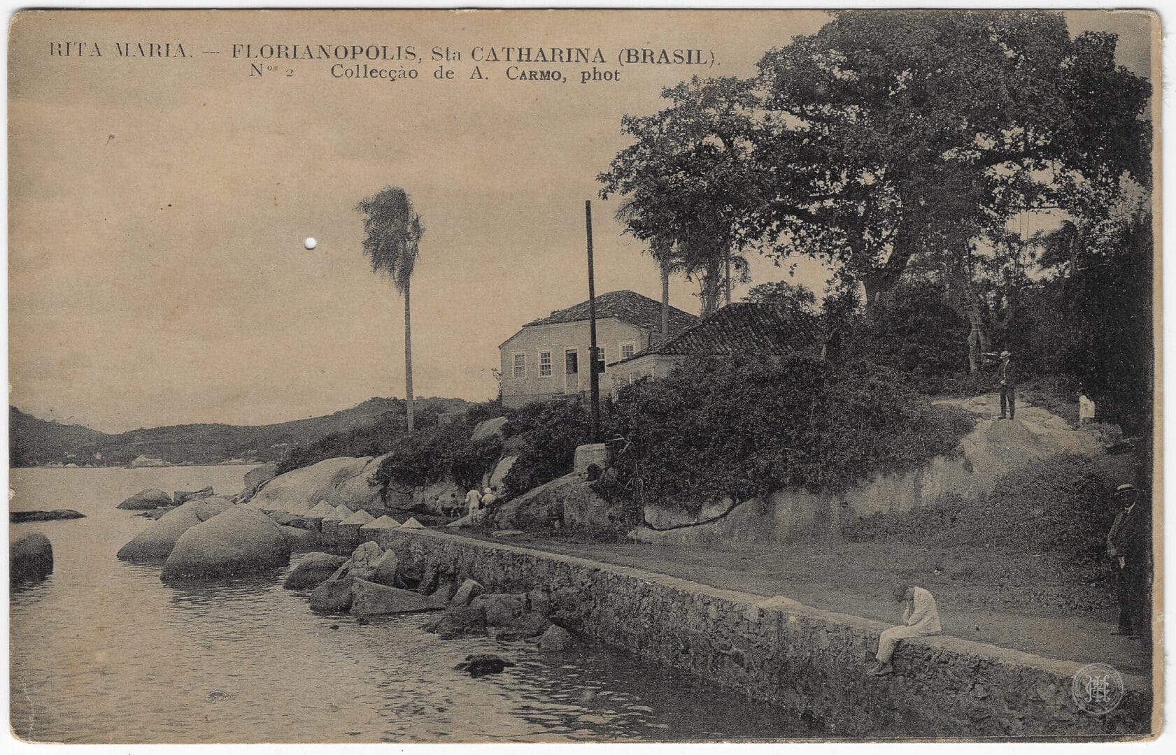 Cart&atilde;o postal de Florian&oacute;polis mostra como era a cidade h&aacute; mais de 100 anos