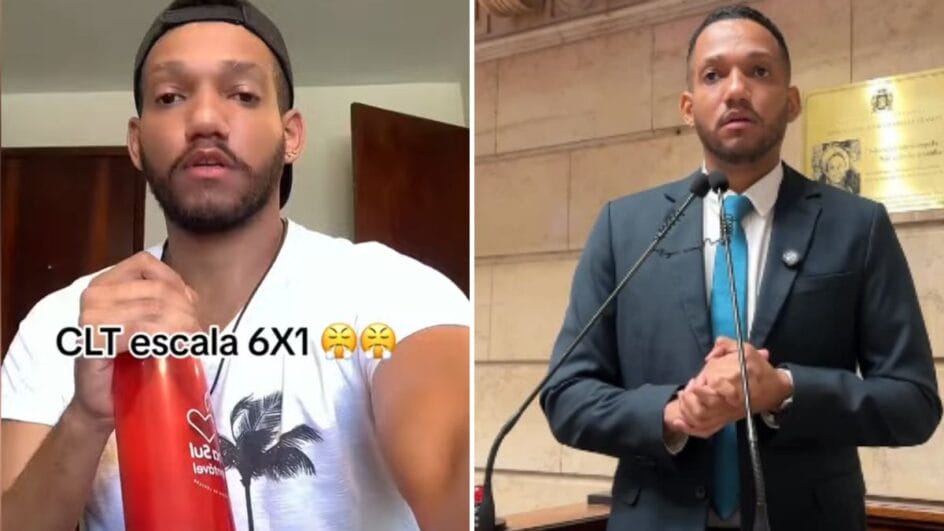 Rick Azevedo, vereador do RJ que discutiu escala 6x1