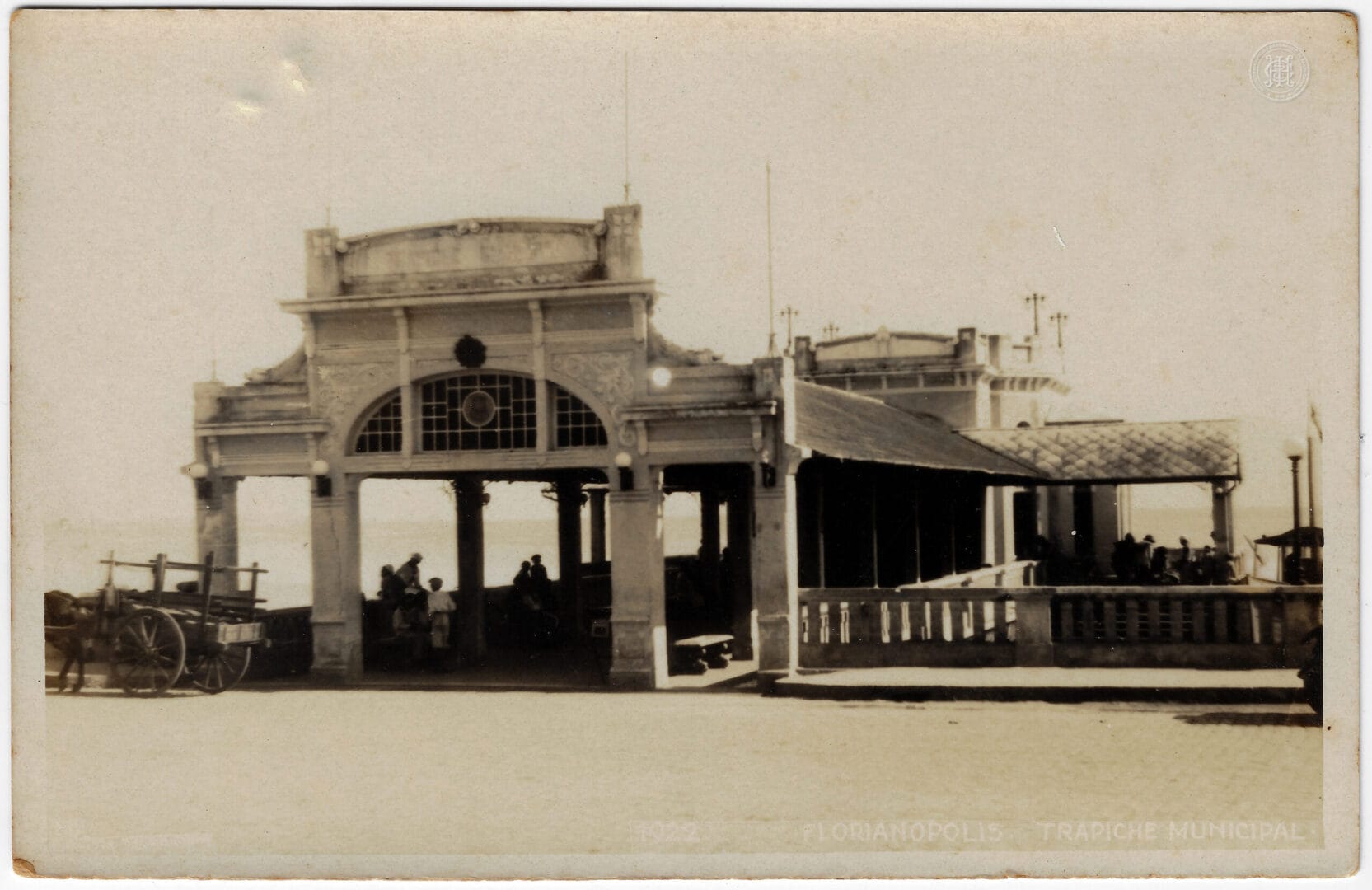 Cart&atilde;o postal de Florian&oacute;polis mostra como era a cidade h&aacute; mais de 100 anos
