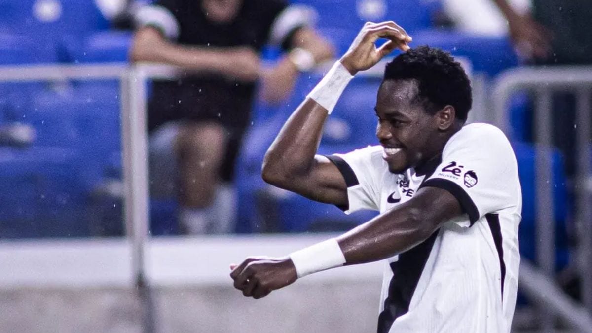 Andrés Gómez após marcar gol na partida entre Vasco e Remo (Foto: Matheus Lima, Vasco)