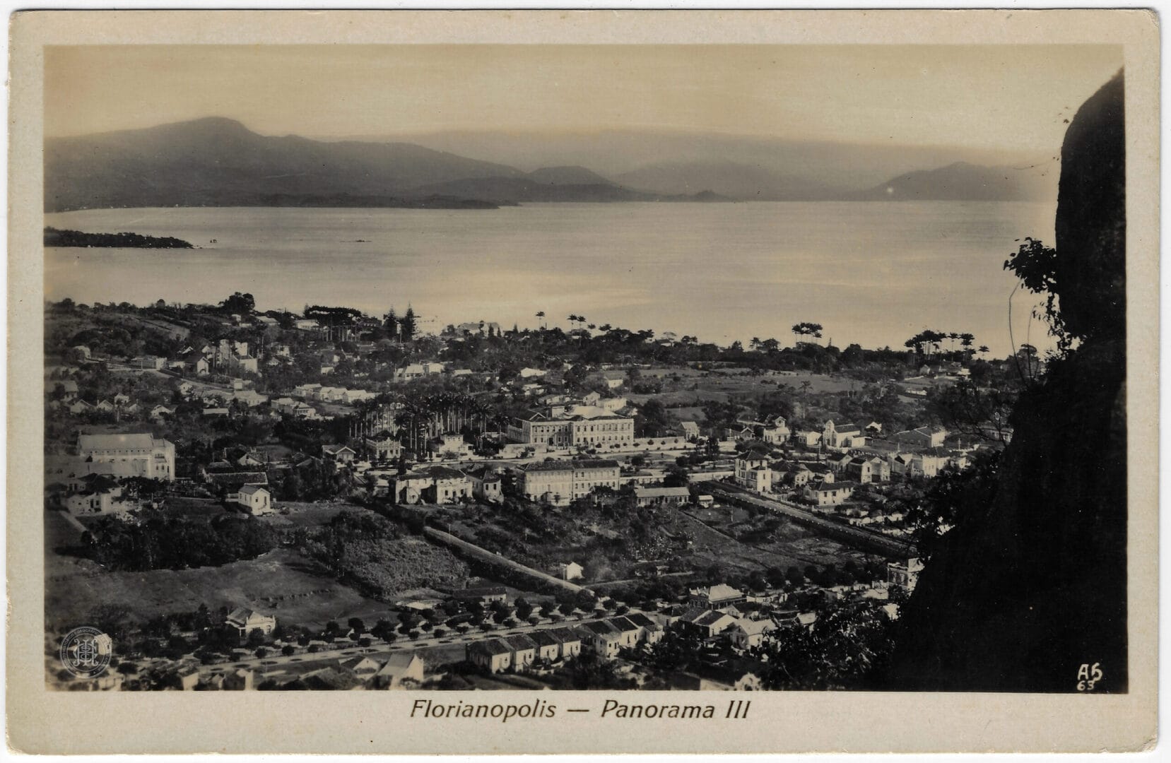 Cart&atilde;o postal de Florian&oacute;polis mostra como era a cidade h&aacute; mais de 100 anos