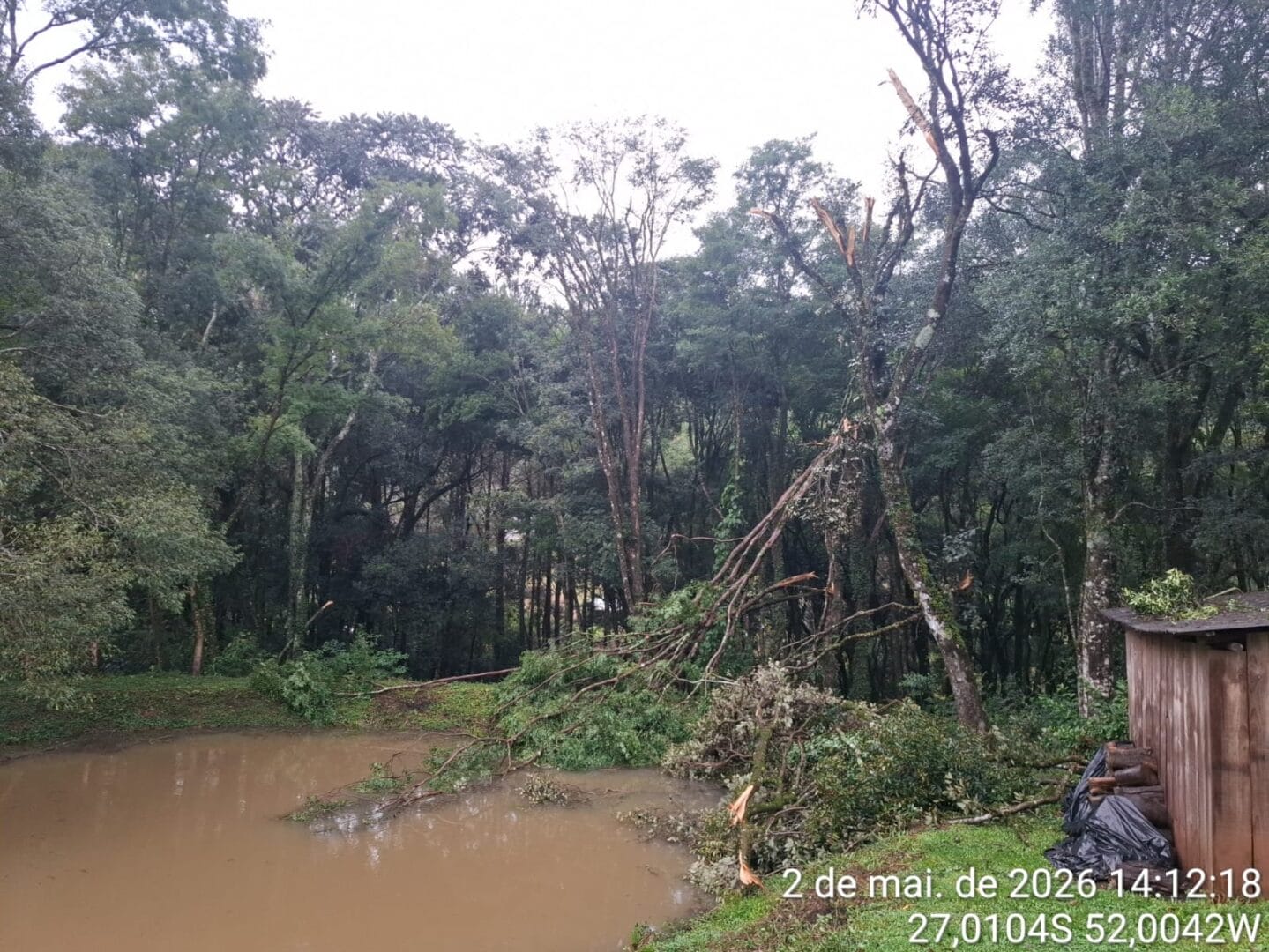 Tempestade severa em Irani