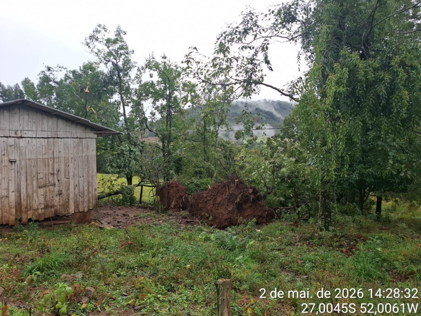 Tempestade severa em Irani