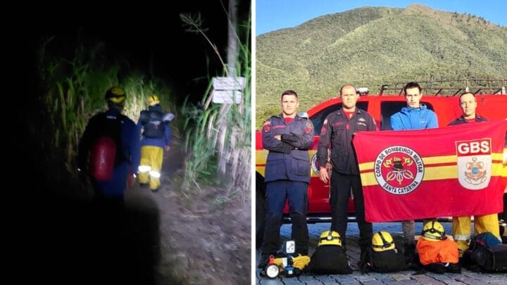 Jovem perdido no Morro do Cambirela é resgatado após passar a noite na montanha