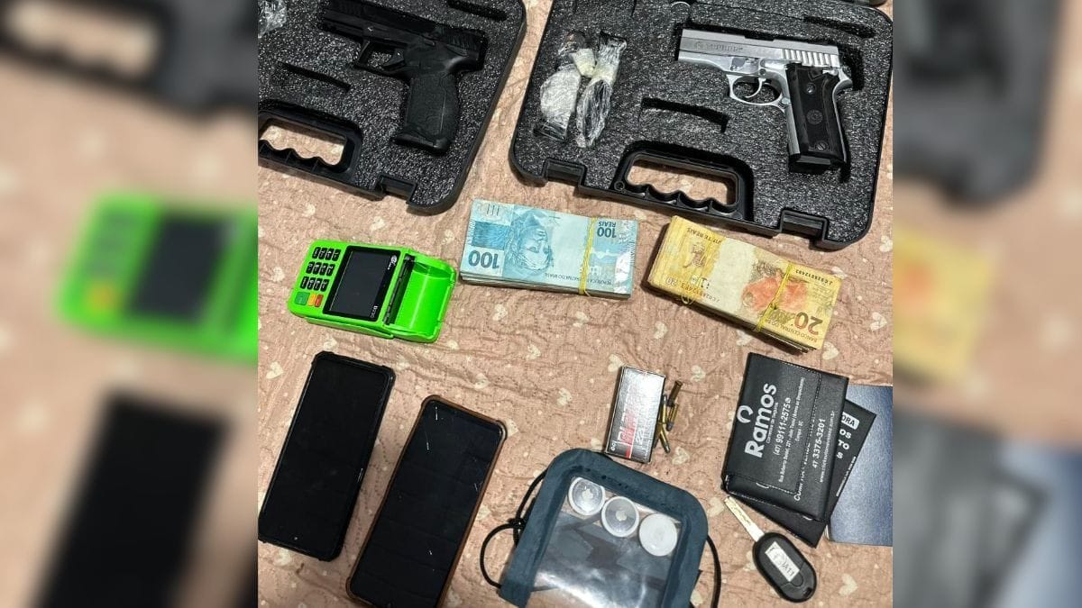 arsenal apreendido em joinville tráfico de drogas portos
