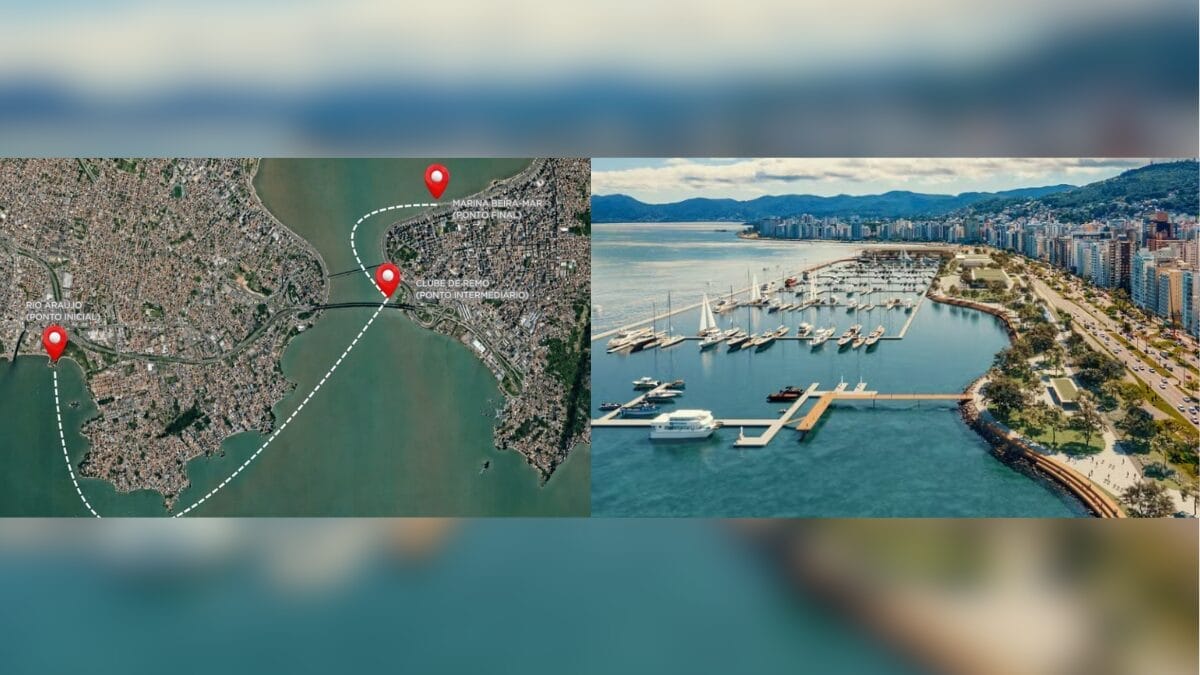 Florianópolis define 4 rotas para transporte marítimo e prevê funcionamento até 2028