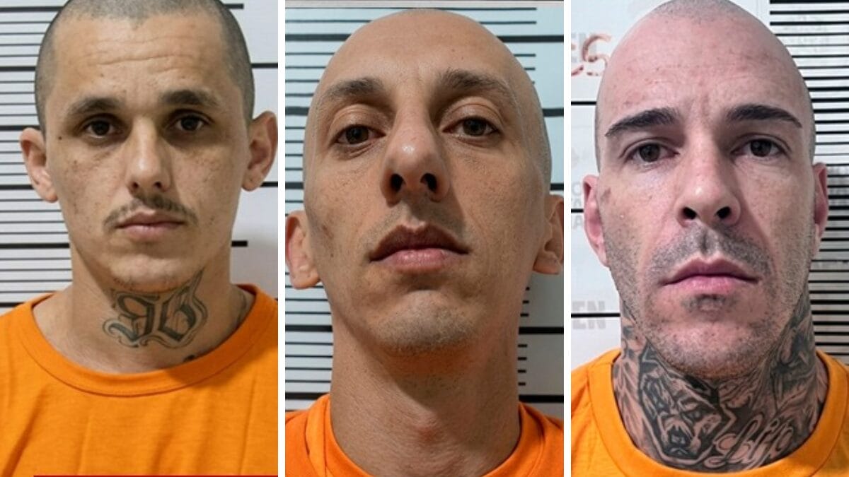 Lista correta dos presos foragidos em SC (Foto: Sejuri, Divulgação)