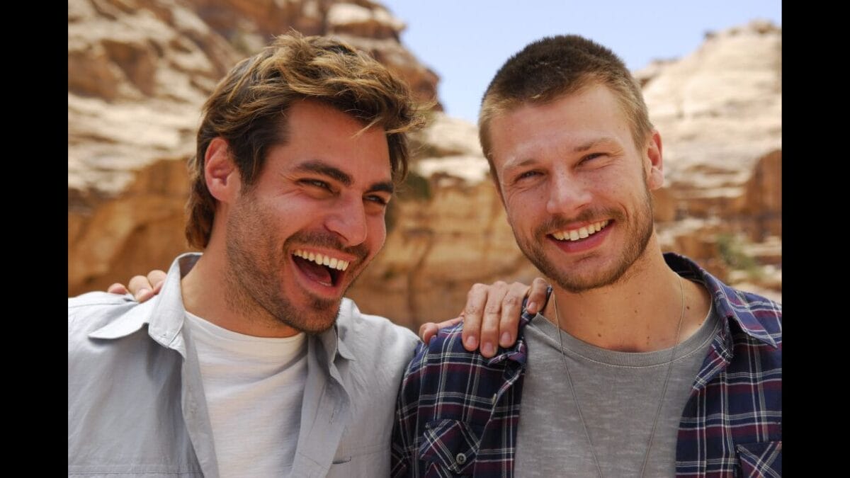 Thiago Lacerda e Rodrigo Hilbert em Viver a Vida 