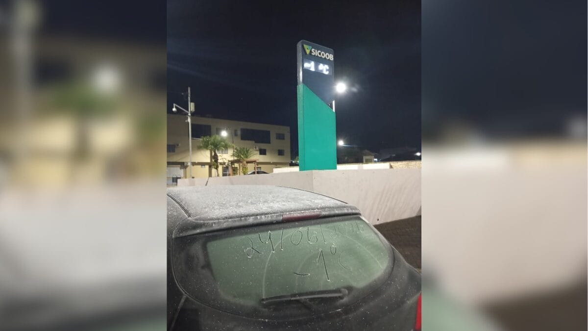 Frio em SC: comandante dos bombeiros desafia term&ocirc;metros e mergulha em lago a -1&deg;C