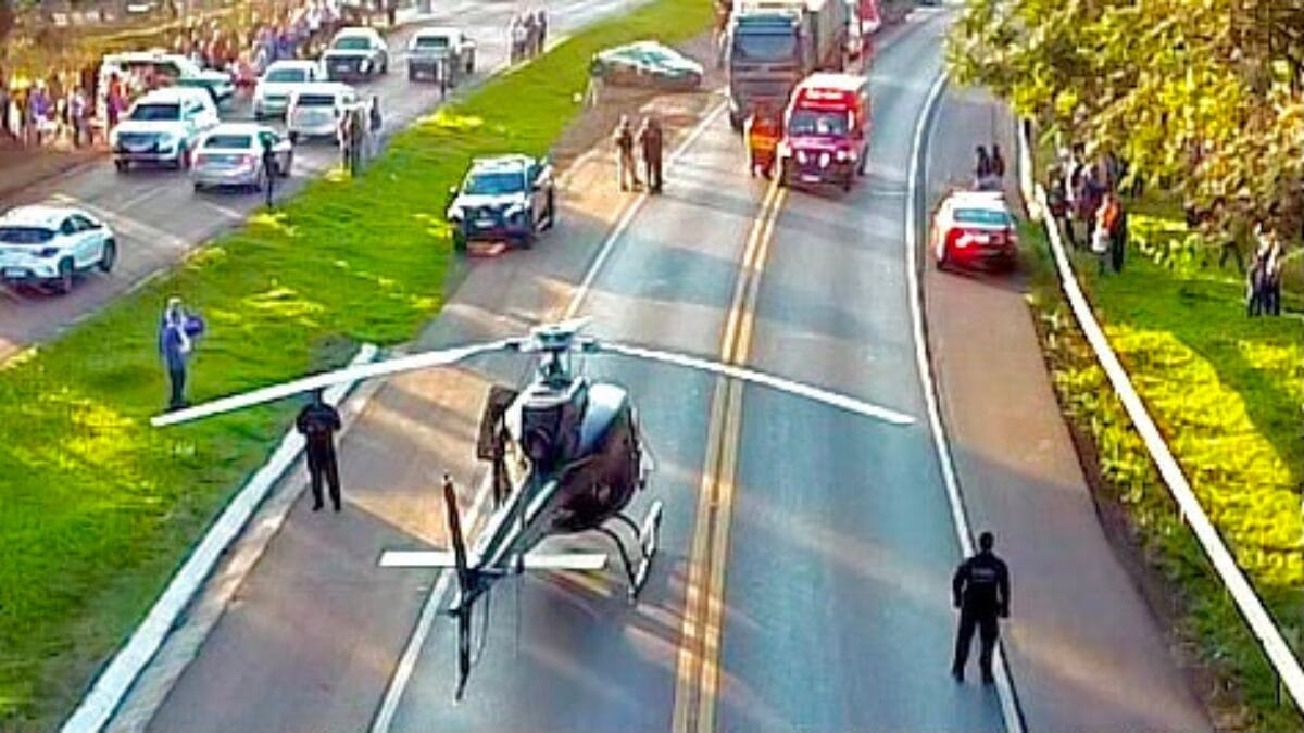 PRF é atropelado em SC recebe transfusão de sangue na rodovia e é internado em estado grave