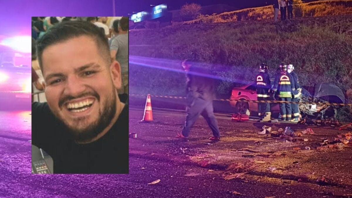 Jovem de 25 anos morre após carro ficar destruído em colisão com carreta na BR-153