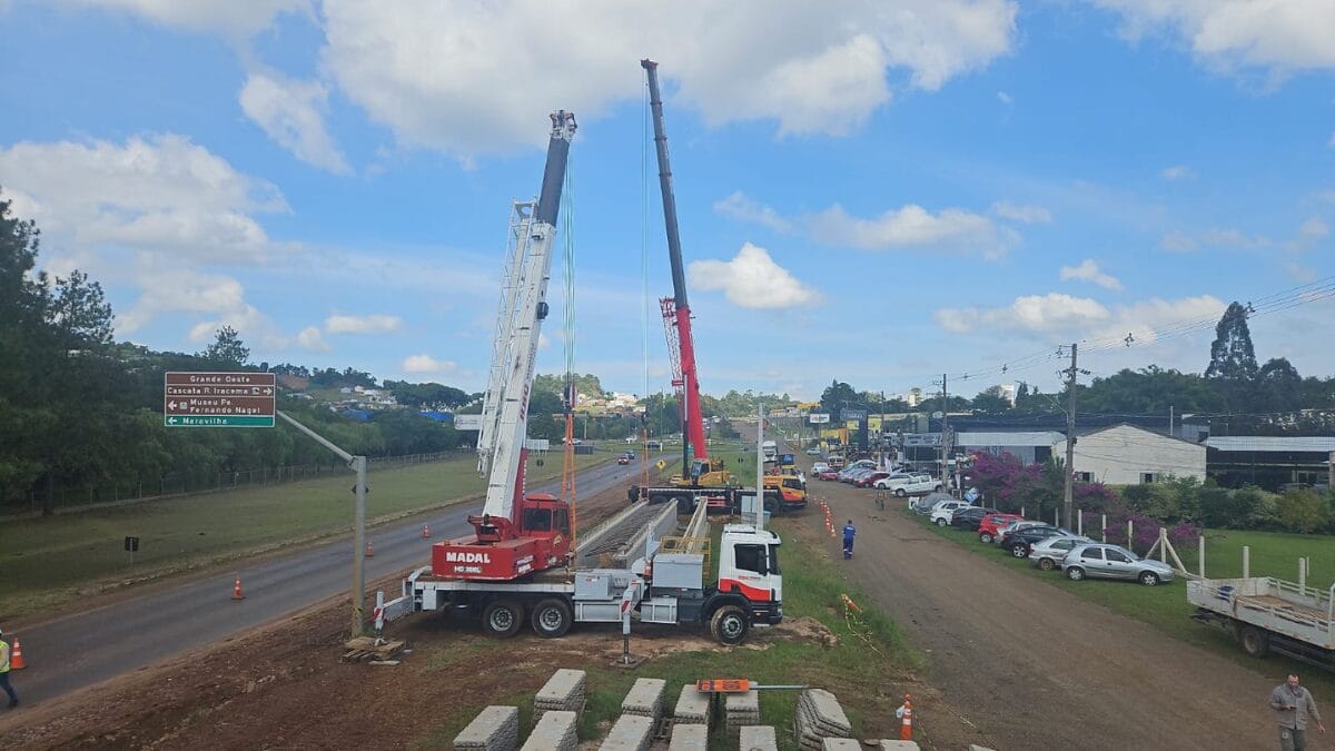 R-163, entre São Miguel do Oeste e Dionísio Cerqueira