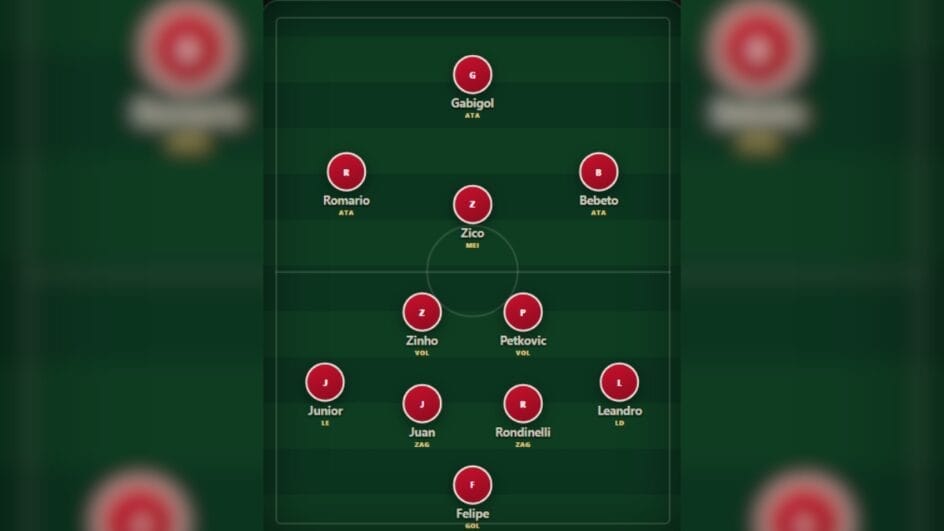 Flamengo lançou o jogo 6 a 1, gratuito para torcedores (Foto: 6a1, Reprodução)
